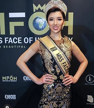 Nadia Tjoa Sabet Gelar Miss Face of Humanity 2022