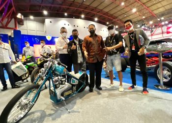 Motor Custom Listrik, Pikat Perhatian Pengunjung IIMS Hybrid 2022