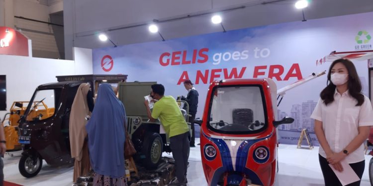 Gelis, Motor Listrik Roda Tiga Kenalkan Produk Baru