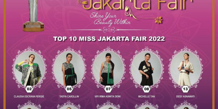 10 Finalis Miss Jakarta Fair akan Bersaing di Grand Final