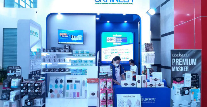 Skrineer Masker Bagi-Bagi Diskon Up To 50% di Jakarta Fair