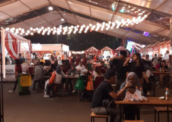 Serunya Mampir dan Bersantai di Area Pasar Malam Festival