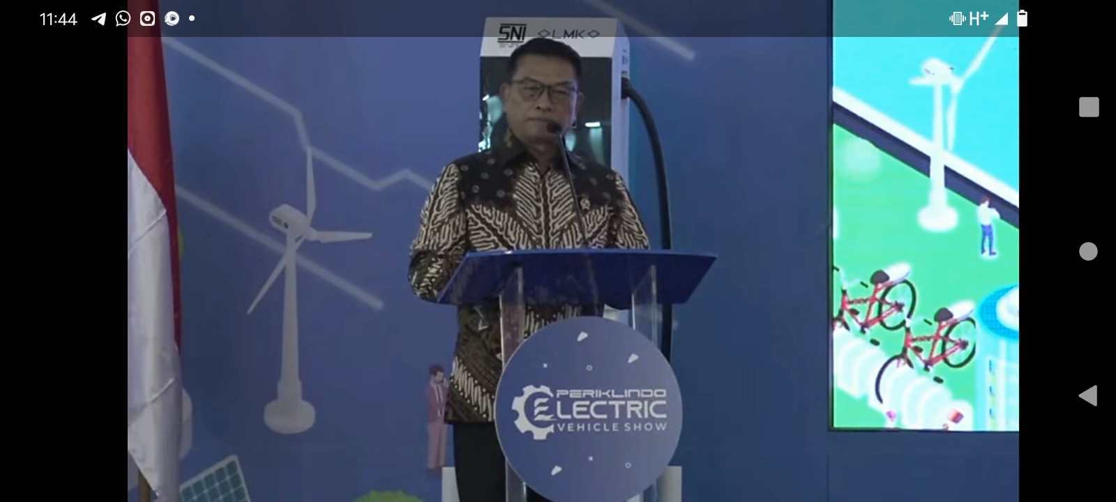 PEVS 2022 Resmi Dibuka, Moeldoko: Kita Pemain Utama Kendaraan Listrik Dunia