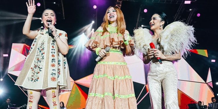 Ruth Sahanaya, Titi DJ, Krisdayanti Reuni 3 Diva di Synchronize Fest 2022