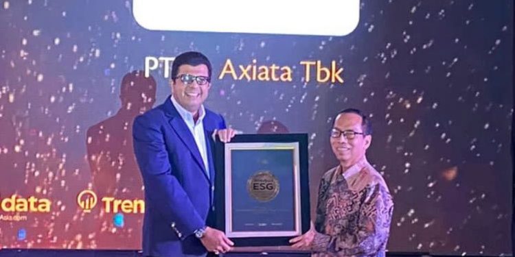 Terapkan Prinsip ESG, XL Axiata Sabet Penghargaan Telecommunication for Sustainability