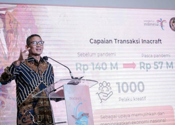 Sandiaga: Pameran Inacraft Momentum Digitalisasi Ekonomi Kreatif