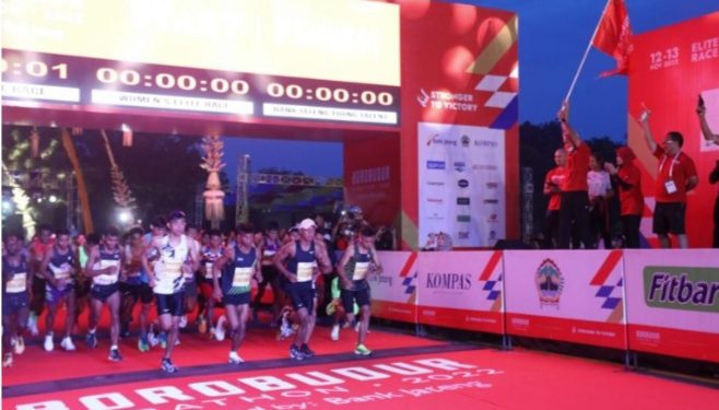 Lomba Borobudur Marathon Pecahkan Rekor