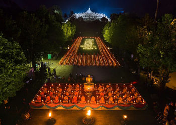 MBMI Gelar Pabbajja Samanera Sementara Borobudur Meditation 2022