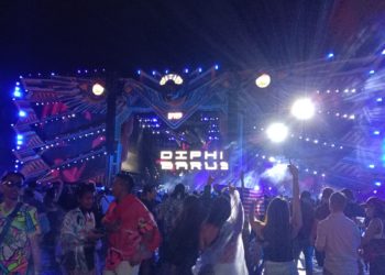 Dhipa Barus Bikin DWP 2022 Berpeluh