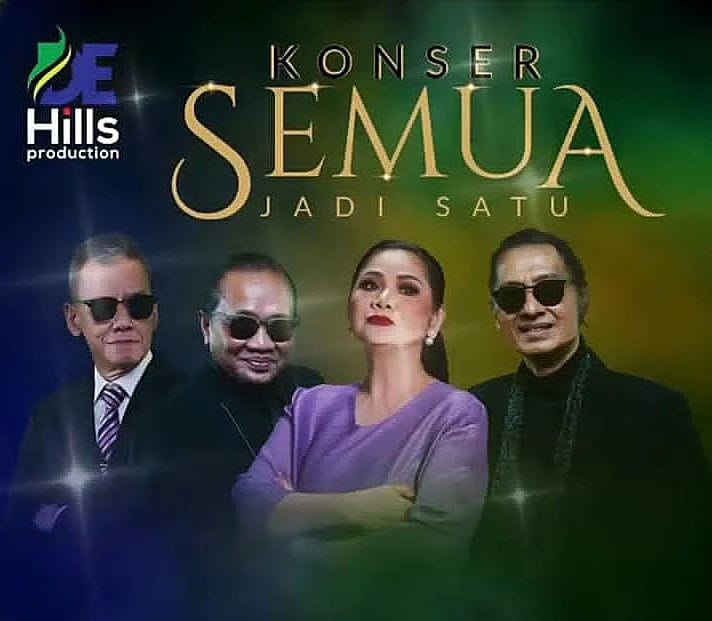 Konser Semua Jadi Satu Tahun 2023 Pentaskan Empat Penyanyi Tersohor Indonesia dalam Satu Panggung