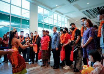 Pasca Pencabutan Perjalanan, 201 Wisatawan Tiongkok Mendarat di Bali