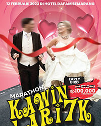 Dafam Semarang Gelar Fun Run Kawin Lari 7K