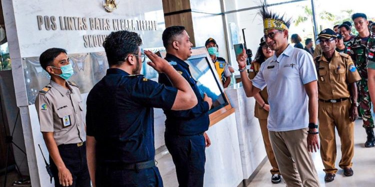 Menparekraf Akan Hidupkan Kembali, Festival Crossborder 2023 melalui PLBN Skouw Jayapura