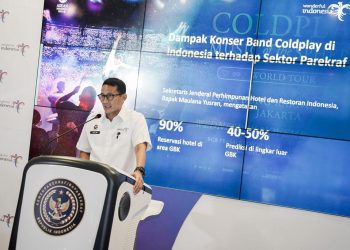 Coldplay Konser di Indonesia, Menparekraf: Perkuat Jakarta sebagai Destinasi MICE Terbaik di Asia