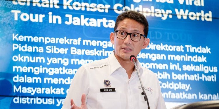 Penipuan Tiket Coldplay, Menparekraf; Apresiasi Langkah Cepat Polri