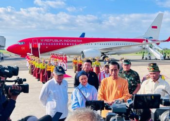 Presiden Joko Widodo Tinjau Gladi  KTT Ke-42 ASEAN 2023 di Labuan Bajo