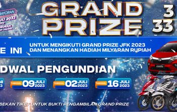 Jakarta Fair Siapkan Banyak Hadiah Spektakuler Grand Prize, Yuk Ikutan!