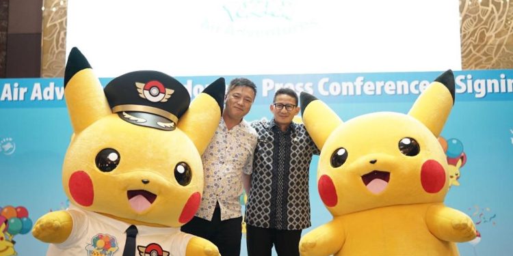 Garuda dan Pokemon Luncurkan Pikachu Jet, Menparekraf: Tawarkan Pengalaman Baru Berwisata #DiIndonesiaAja