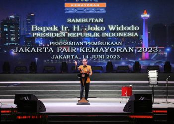 Resmi Dimulai, Presiden Jokowi Buka Jakarta Fair Kemayoran 2023