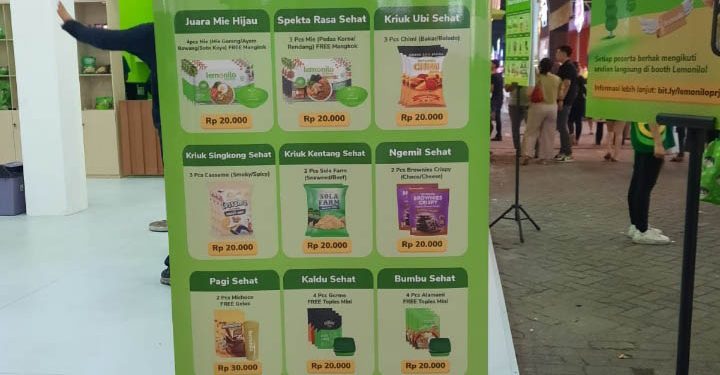 Di Jakarta Fair, Lemonilo Ajak Konsumen Hidup Sehat
