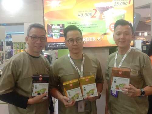 Pertama di Indonesia, CY Beverages Launching Matcha Latte di Pameran FHI di JIExpo