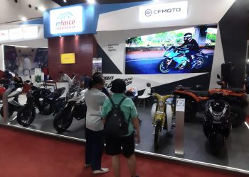 Motor Listrik Baru dari CF Moto Dipajang di Jakarta Fair
