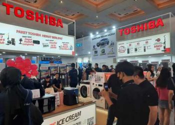 Banjir Hadiah di Booth Toshiba Jakarta Fair