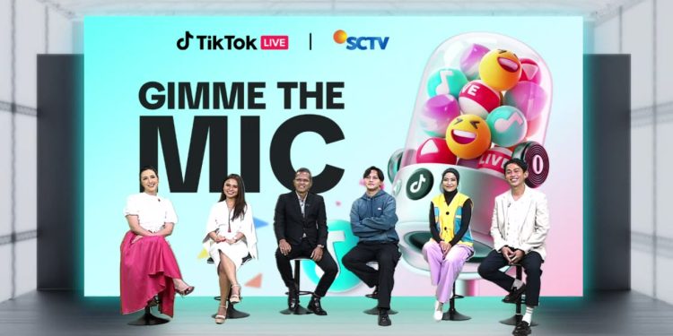 TikTok Live Gelar Kompetisi Bernyanyi Skala Nasional, Gimme the Mic