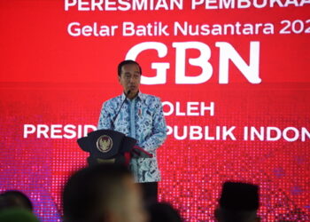 Buka Gelar Batik Nusantara,  Jokowi Ajak Industri Batik Manfaatkan Momentum Kebangkitan