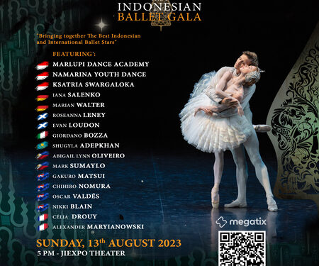 Indonesian Ballet Gala 2023, Unjuk Kolaborasi Apik Pebalet Internasional di JIExpo Convention Centre and Theatre