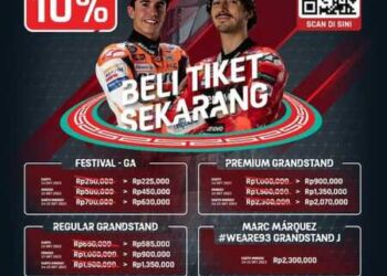 IndonesianGP 2023: Sediakan Harga Tiket Khusus Bagi Masyarakat Lombok dan Sekitarnya