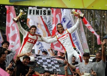 Sean Gelael Juarai Asia Pasific Rally Championship (APRC) Danau Toba 2023