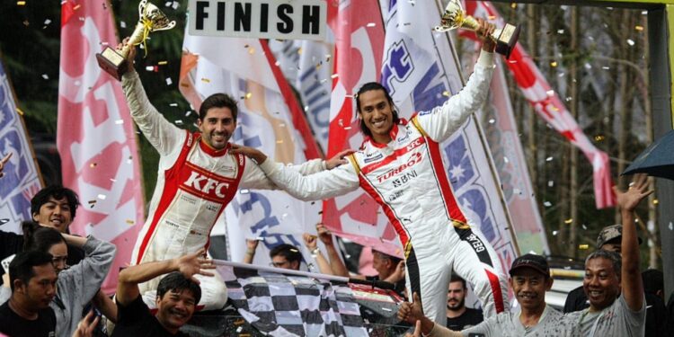 Sean Gelael Juarai Asia Pasific Rally Championship (APRC) Danau Toba 2023