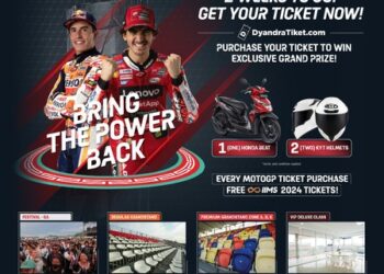 Asyik, Beli Tiket MotoGP Mandalika 2023 di Dyandratiket, Dapat Motor!