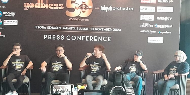 Konser Emas 50 Tahun God Bless, Dikemas Secara Orkestra, Ada Anggun, Nicky Astria hingga Kaka Slank