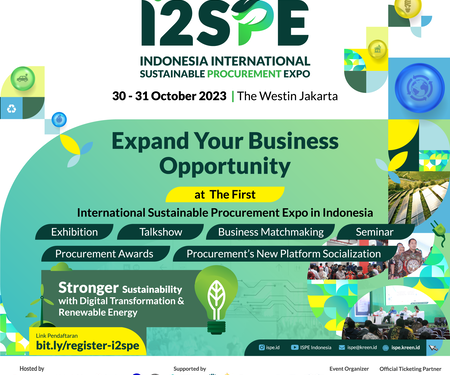 Indonesia International Sustainable Procurement Expo, Hadir Kembali 30-31 Oktober 2023