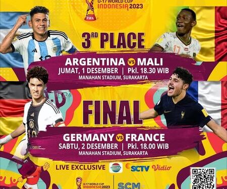 Pertarungan Jerman vs Perancis Bakal Sengit di Final FIFA U-17 World Cup Indonesia 2023