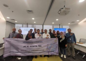 Raih Bendera Emas dari Kemenaker RI,  XL Axiata Siap Tangani Proyek Beresiko Tinggi