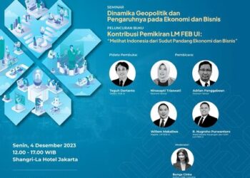 Peluncuran Buku “Kontribusi Pemikiran LM FEB UI: Melihat Indonesia dari Sudut Pandang Ekonomi dan Bisnis”