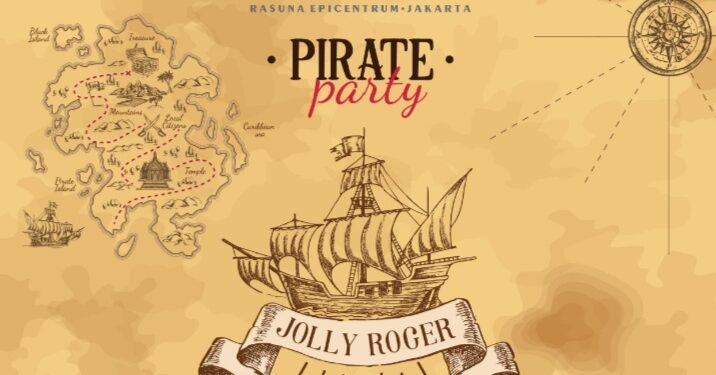 Pirate Party Malam Tahun Baru di Swiss-Belresidences Rasuna Epicentrum