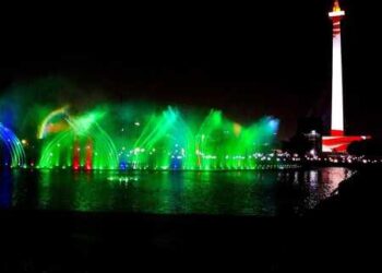Monas Week 24-31 Desember 2024, Ada Air Mancur Menari hingga Video Mapping, Gratis!