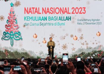 Presiden Jokowi: Perayaan Natal Nasional 2023 Perkuat Persatuan Bangsa