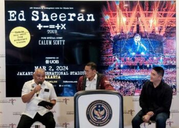 Konser Ed Sheeran di JIS,  Bakal Dipadati 50 Ribu Penonton, Ini Kata Menparekraf