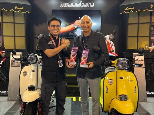 Debut Pertama Kali di IIMS 2024, Skuter Klasik Scomadi Raih Dua Penghargaan Prestisius