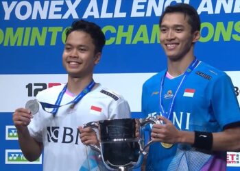 Tundukan Anthony Ginting, Jonatan Christie Juara Tunggal Putra All England 2024