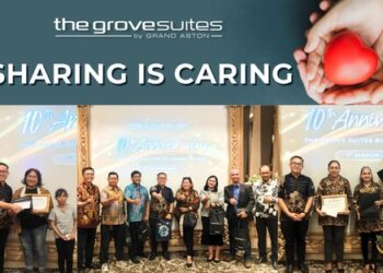 Sharing is Caring Tandai Perayaan Satu Dekade The Grove Suites by GRAND ASTON