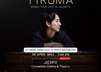 Konser Pianis Yiruma di JIExpo Convention Centre and Theatre Tambah 1 Hari, 26 April 2024