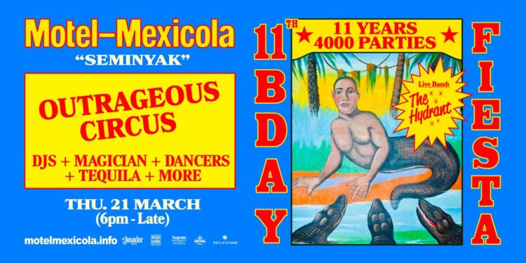 Motel Mexicola Seminyak Rayakan Usia 11 Tahun, Genapi 4000 Pesta Tak Terlupakan