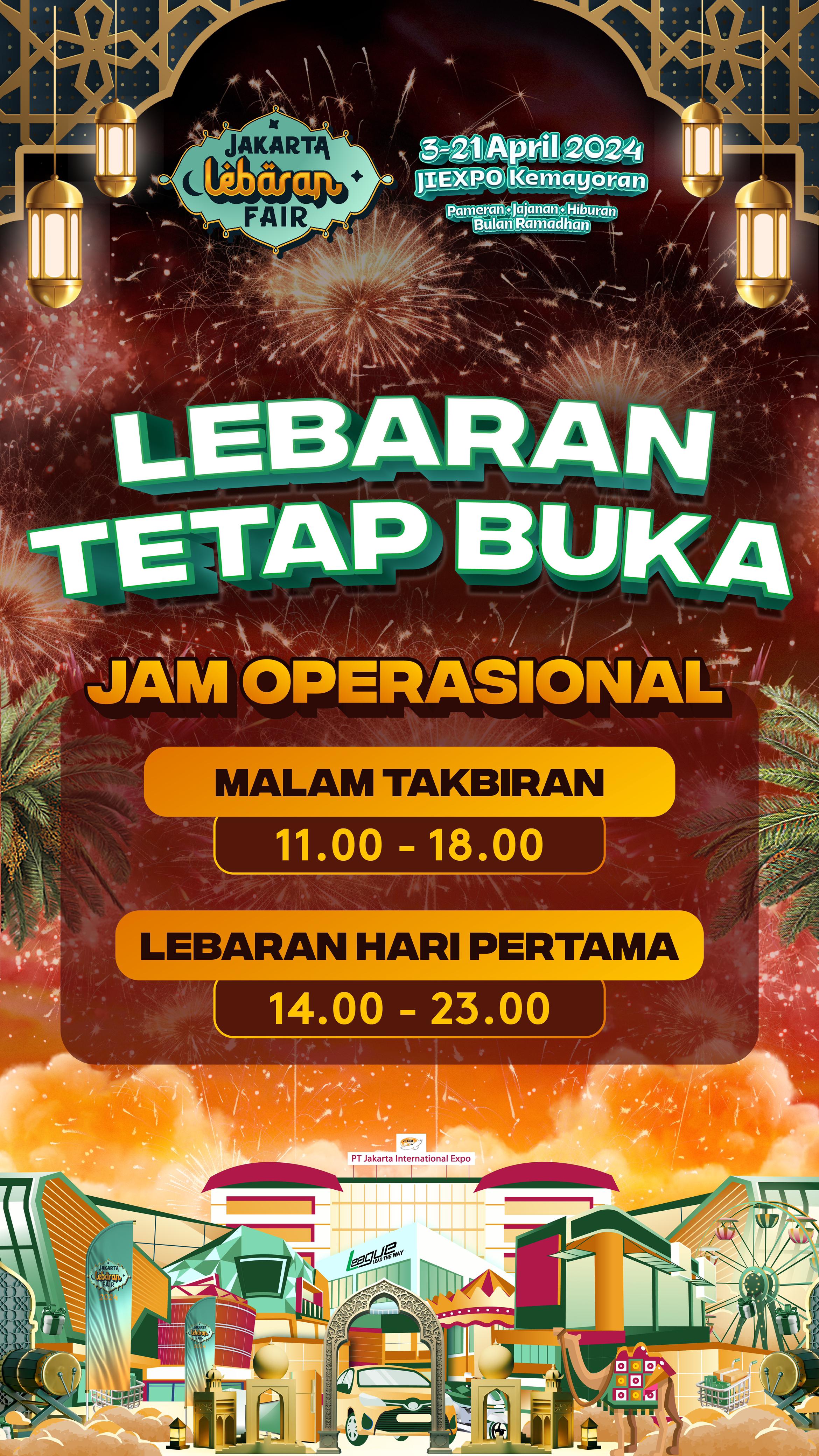 Jakarta Lebaran Fair Tetap Buka pada Hari H Lebaran