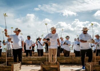 Menparekraf Ajak Tanam Bakau Delegasi “The 2nd UN Tourism Regional Conference on the Empowerment of Women in Tourism in Asia and the Pacific